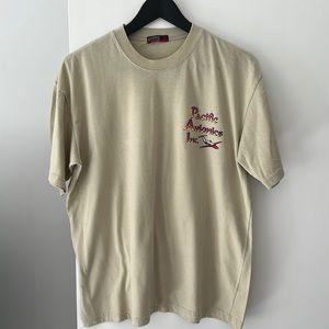 Vintage “Active Life” “Pacific Avionics Inc.” Beige graphic t-shirt size XL